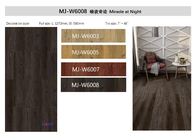 Midnight Miracle Brown SPC Flooring 5mm Anti Slip Fire Retardant GKBM Greenpy MJ-W6008