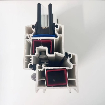 Weißes UPVC-Gehäuse Fensterprofile Wärmedämmung